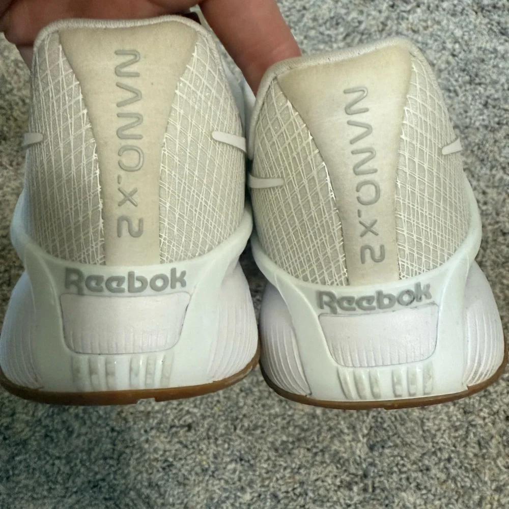 Women’s Reebok Nano 2, white/gum, size 8.5 - Picture 4 of 5
